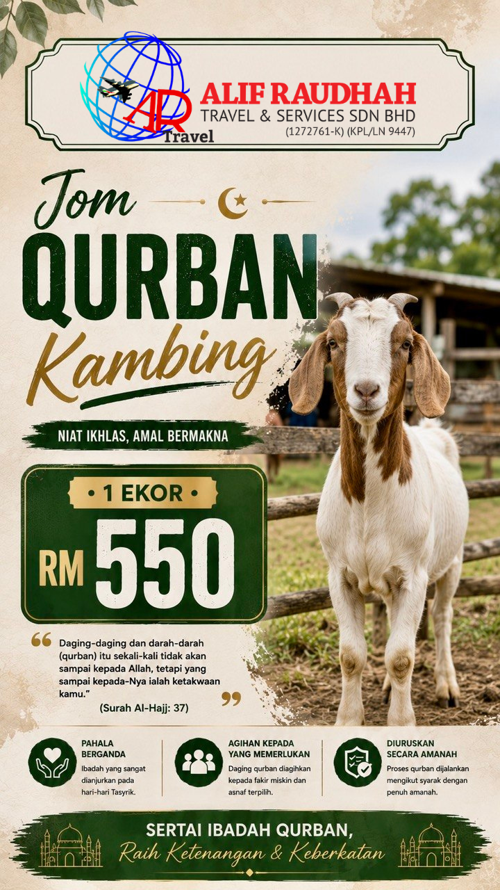 Poster Qurban Kambing RM550