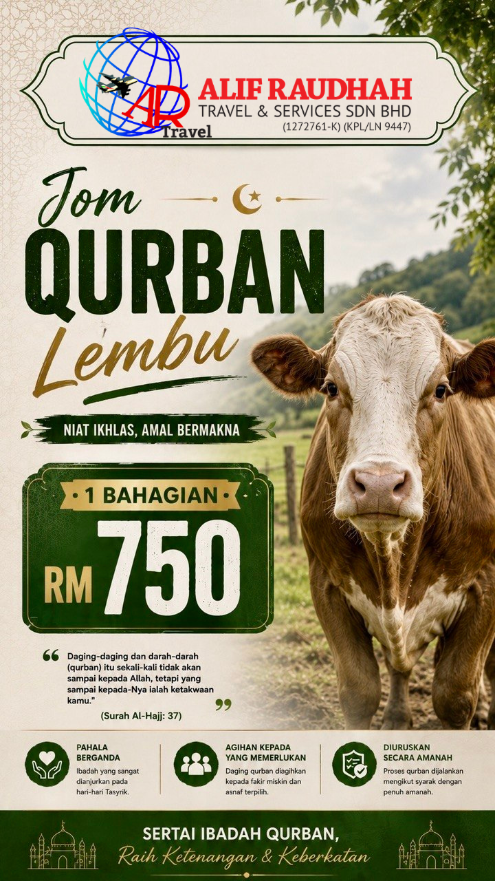 Poster Qurban Lembu RM750
