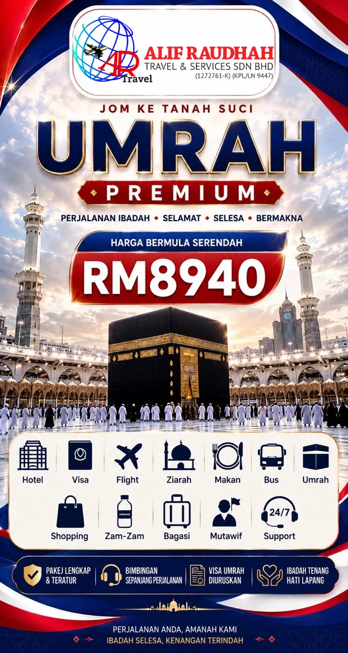 Poster Umrah Premium
