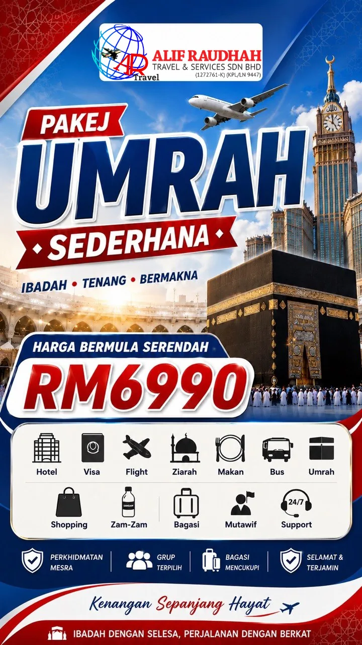 Poster Umrah Sederhana