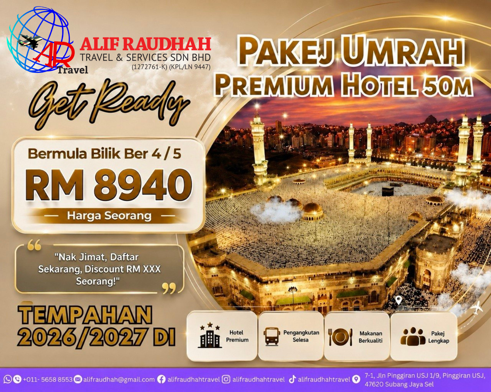 Iklan promosi Alif Raudhah 1