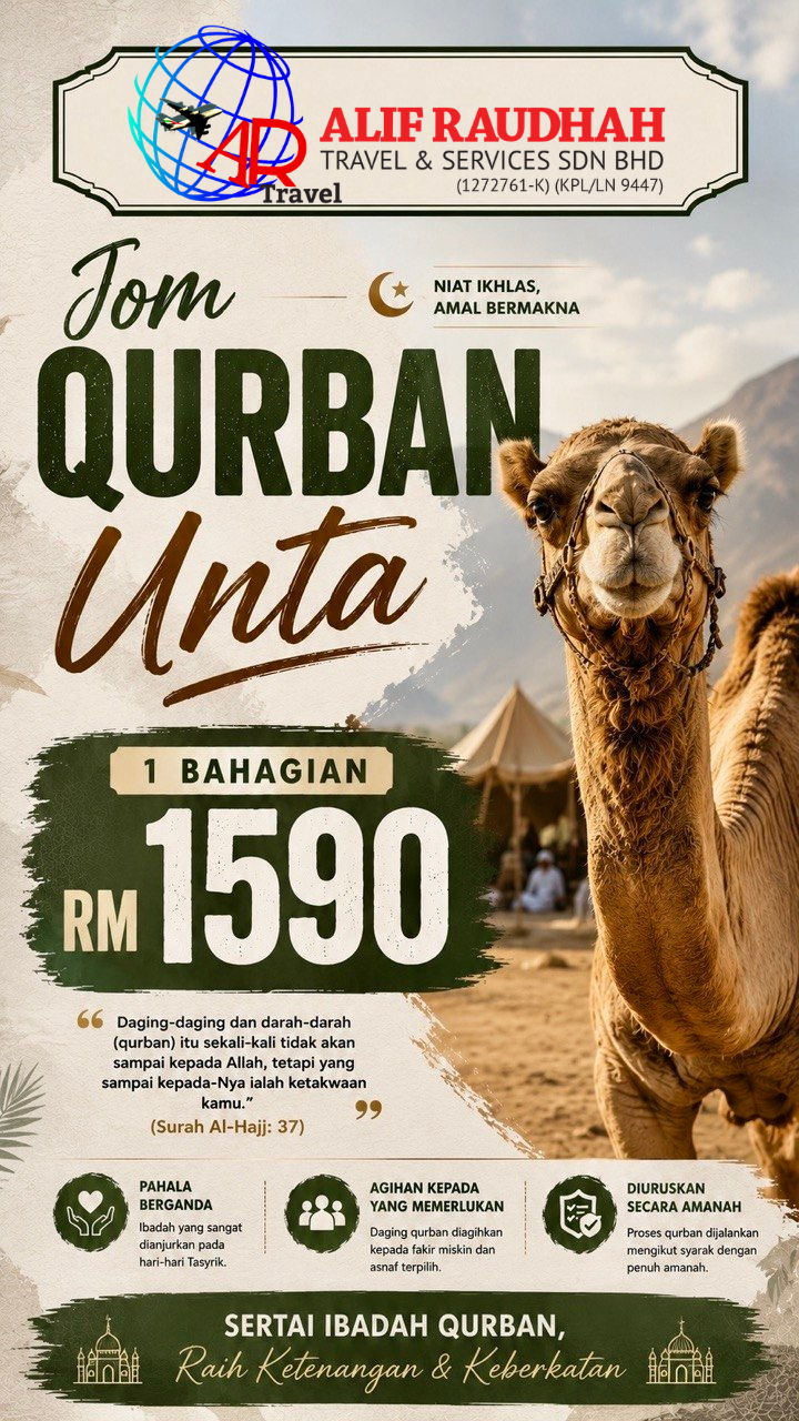 Poster Qurban Unta RM1590