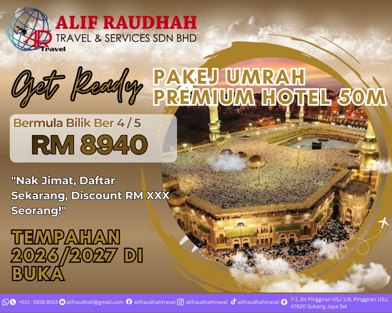 Iklan Promosi Pakej Umrah